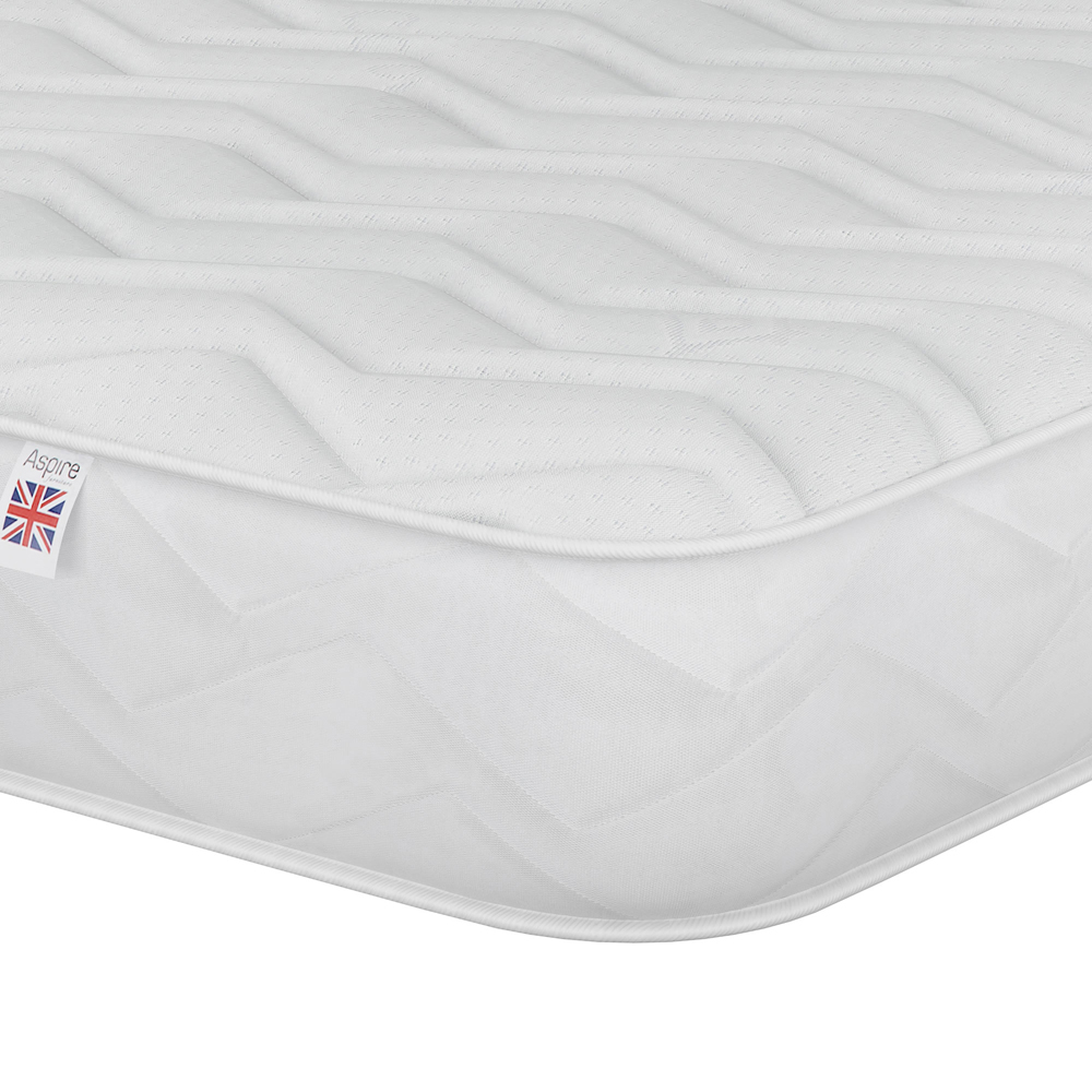 Aspire Small Single Comfort Memory Foam Rolled Mattress Image 3
