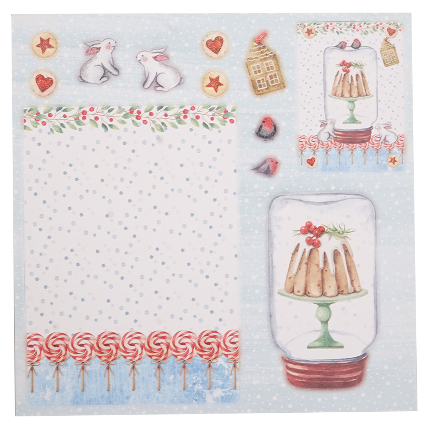 Deco Time DIY Christmas Card Making Pad Image 3