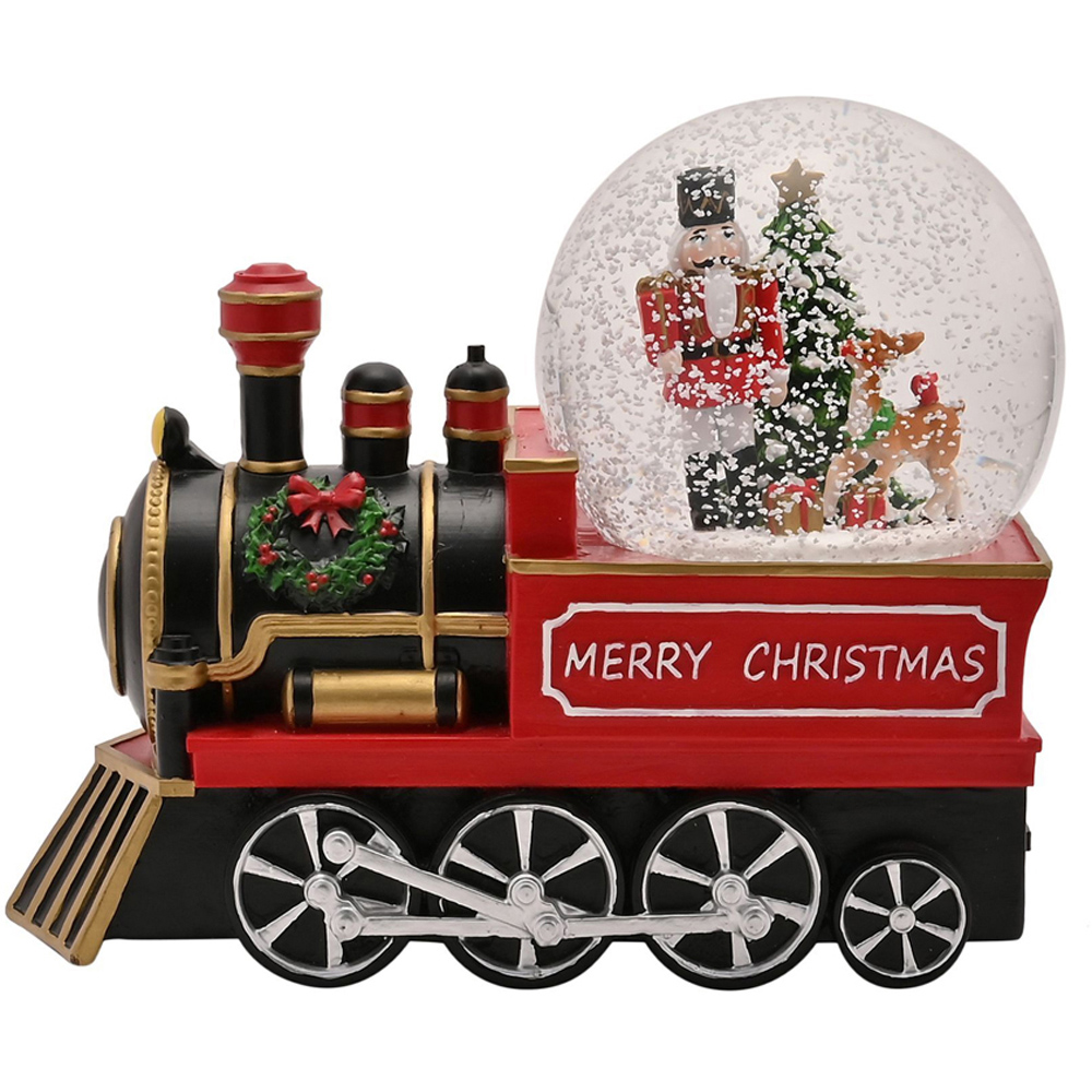 The Christmas Gift Co Steam Train Snow Globe Image 2