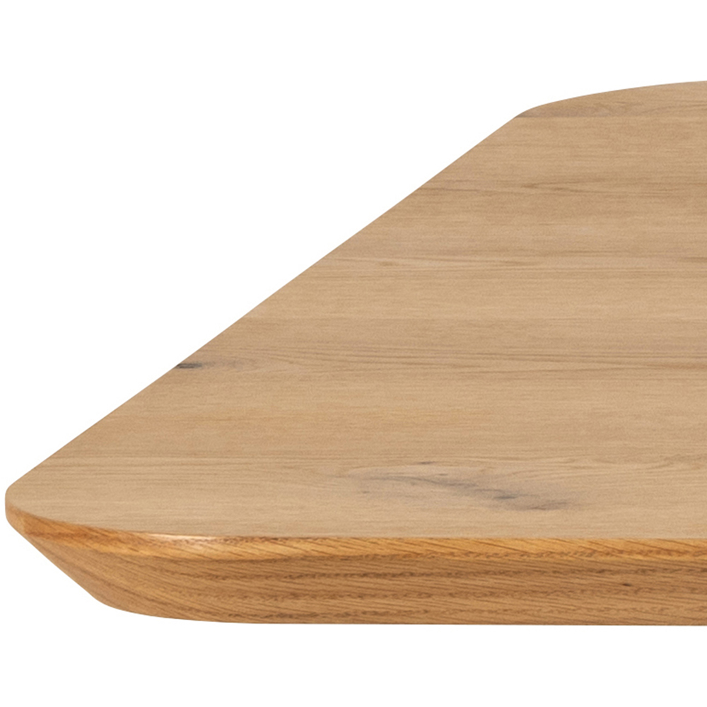 Florence Irwine 6 Seater Dining Table Matt Oak Image 4