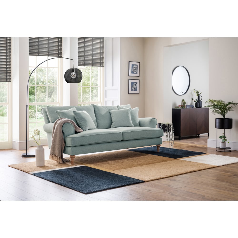 Eastwood Faro 2 Seater Medium Aqua Sofa Image 3