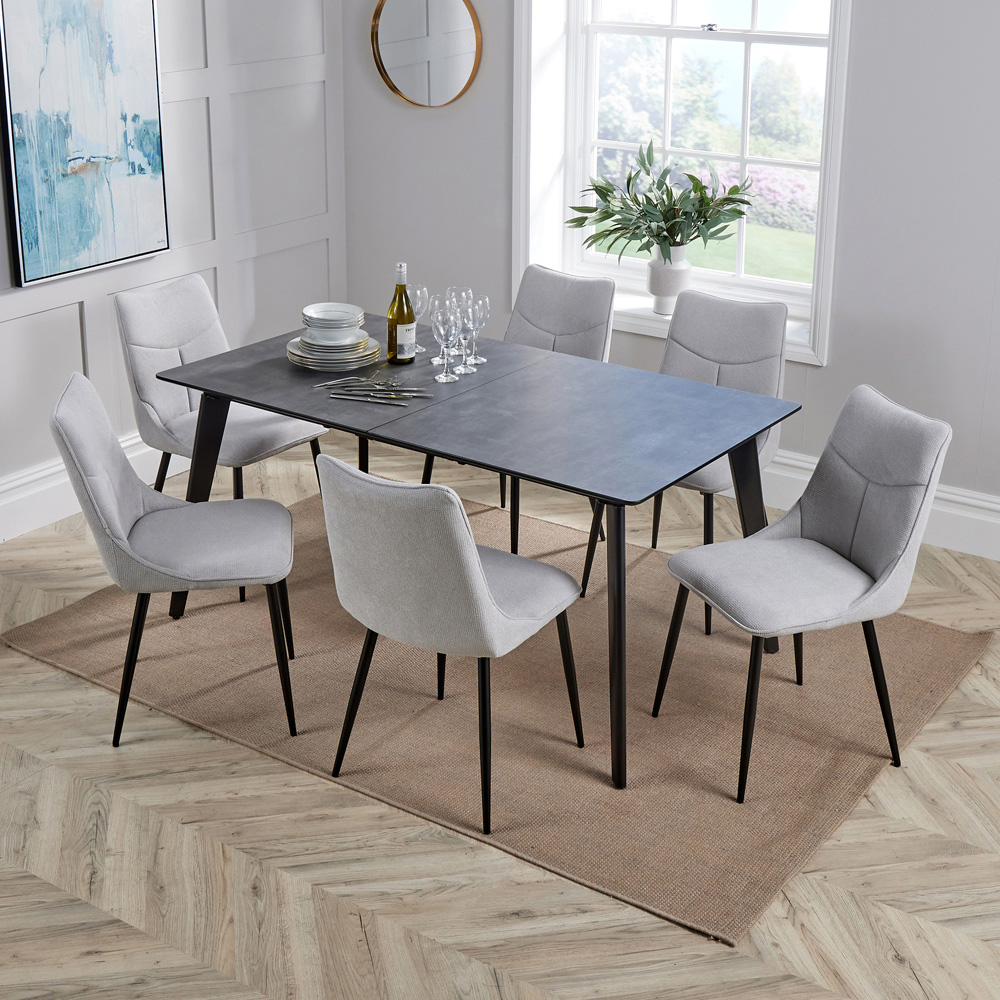 Home Source Florian Odette 6 Seater Dining Set Image 5