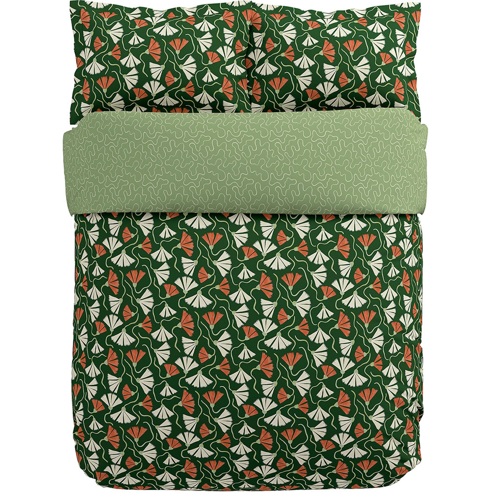 Scion Fan Floral King Size Green Duvet Set Image 2