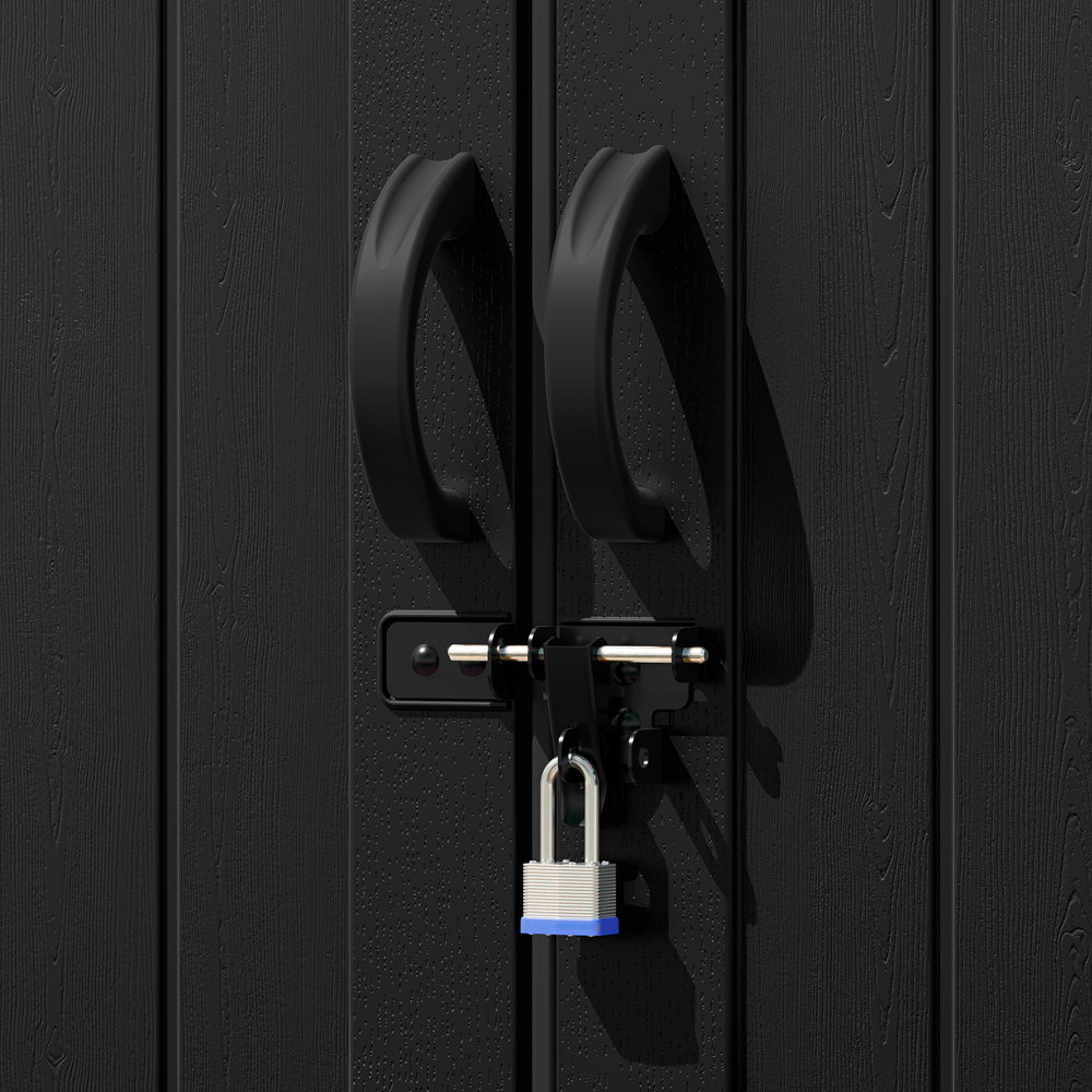 Suncast Modernist 6 x 5ft Double Door Storage Shed Image 4