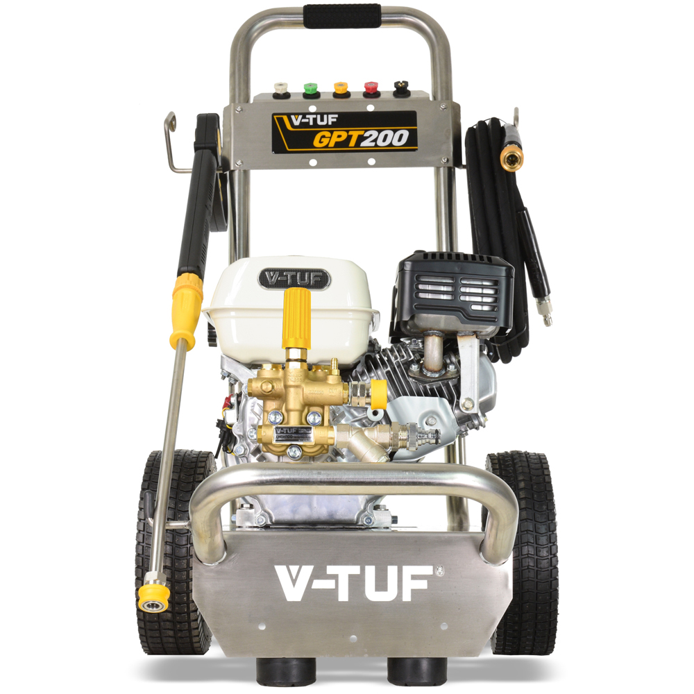 V-TUF GPT200 6.5HP GP200 Honda Engine Industrial Petrol Pressure Washer 190Bar Image 2