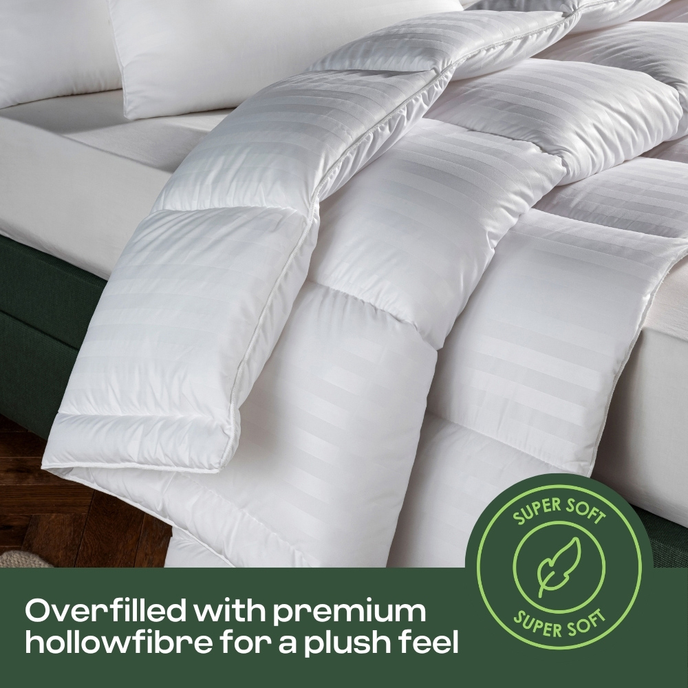 MHG Living King Size White Extra Warm Winter Hollowfibre Duvet 15 Tog Image 4