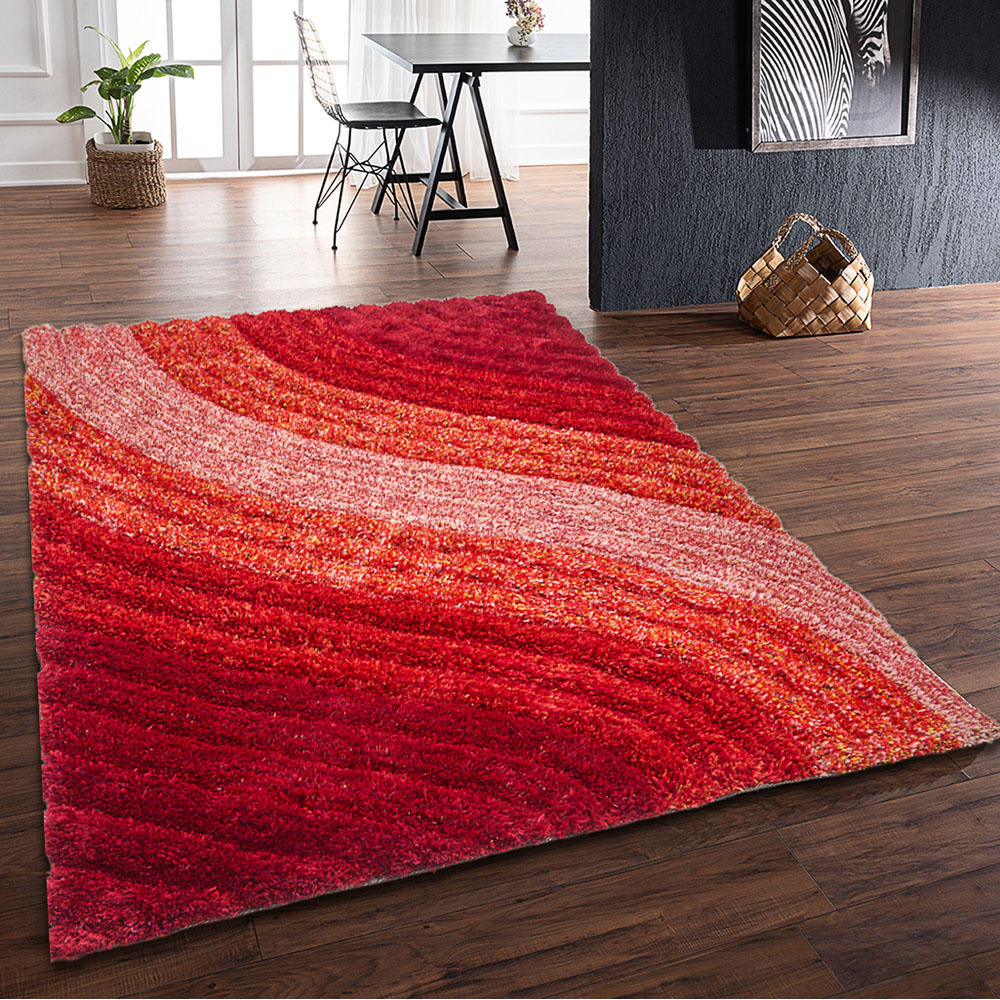 DS Living Lena Red Ultra Plush Rug 160 x 230cm Image 2