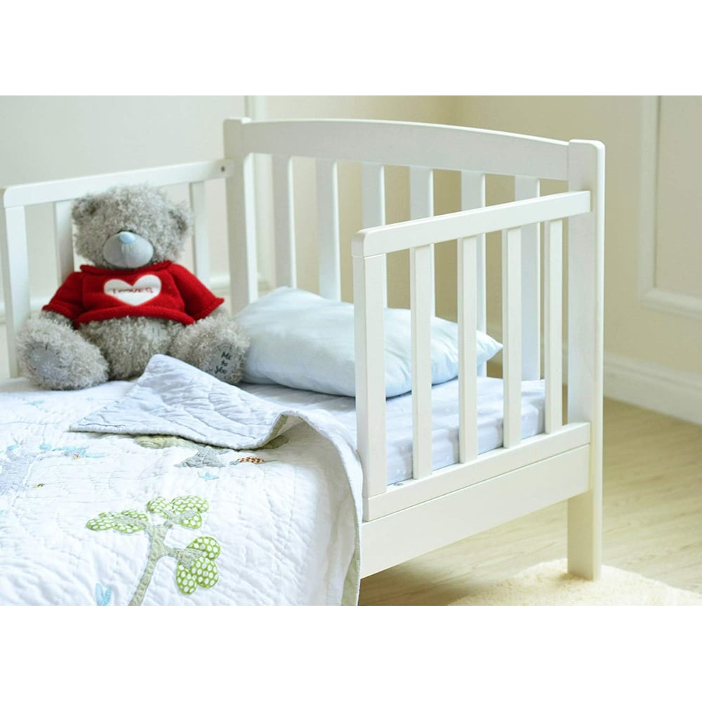 Montana Toddler Wooden Bed Frame with Mattress Image 2