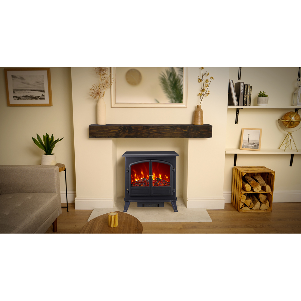 Focal Point Weybourne Black Electric Stove 1.85kW Image 7