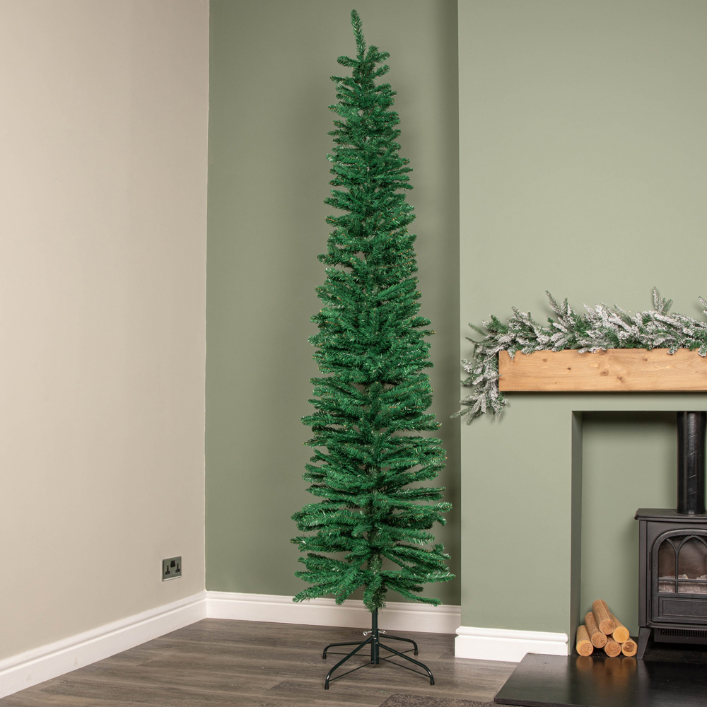 Samuel Alexander Green Pencil Artificial Christmas Tree 8ft Image 2