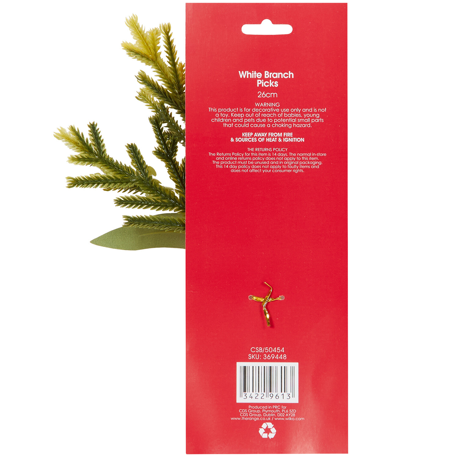 Branch Picks White - Green and White Image 4