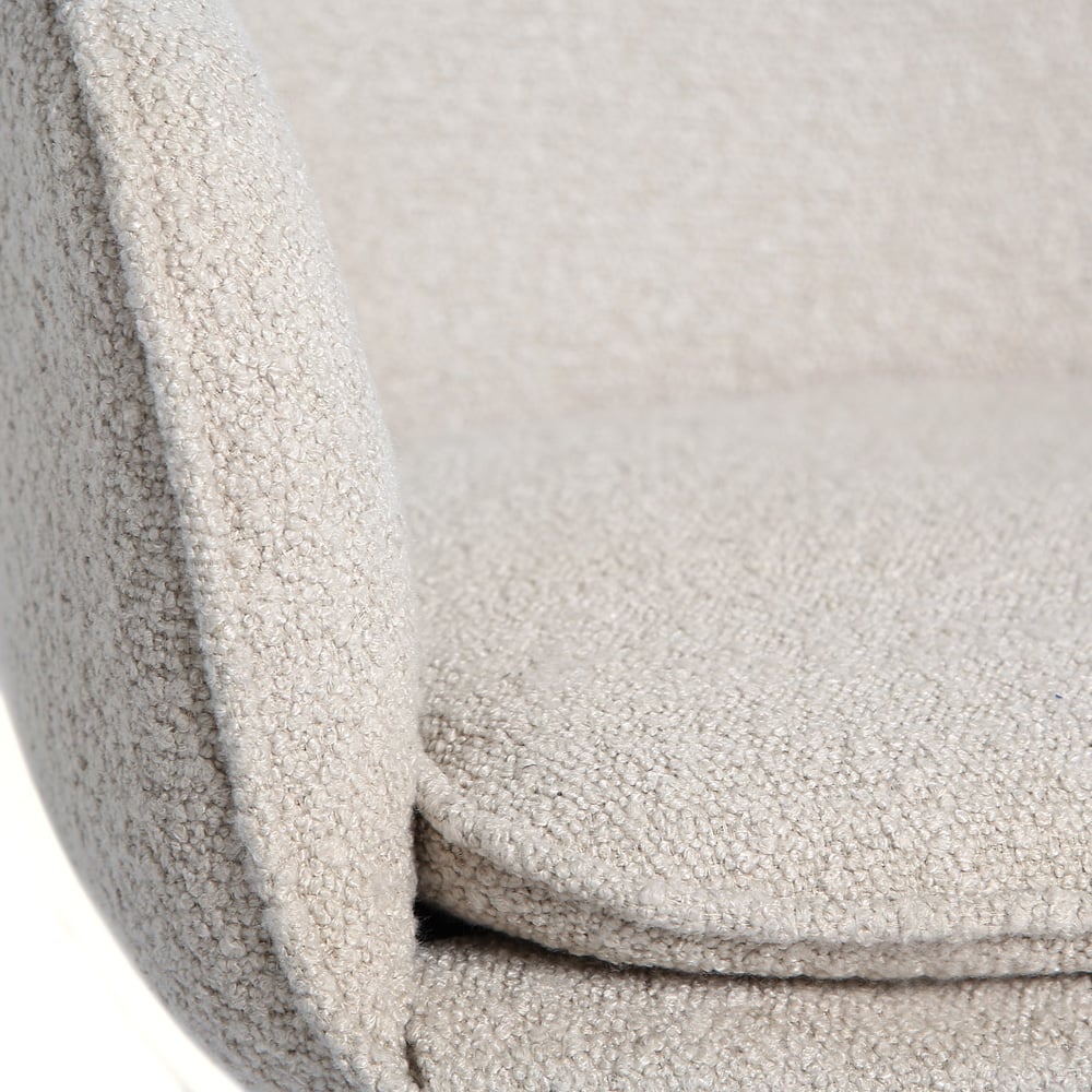 Muse Beige Boucle Accent Chair Image 6