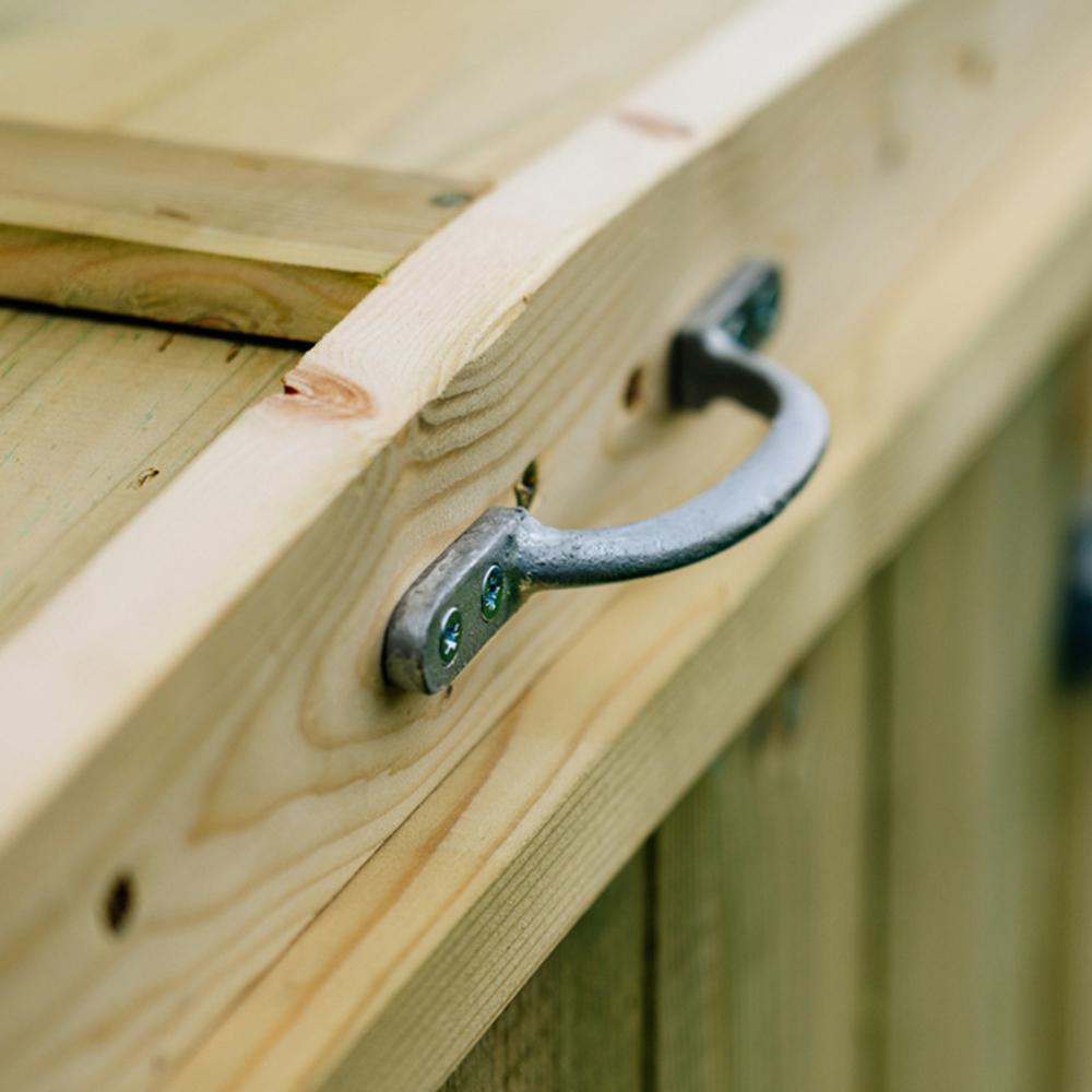The Garden Village Shireburn 360L Single Wheelie Bin Shed Image 3