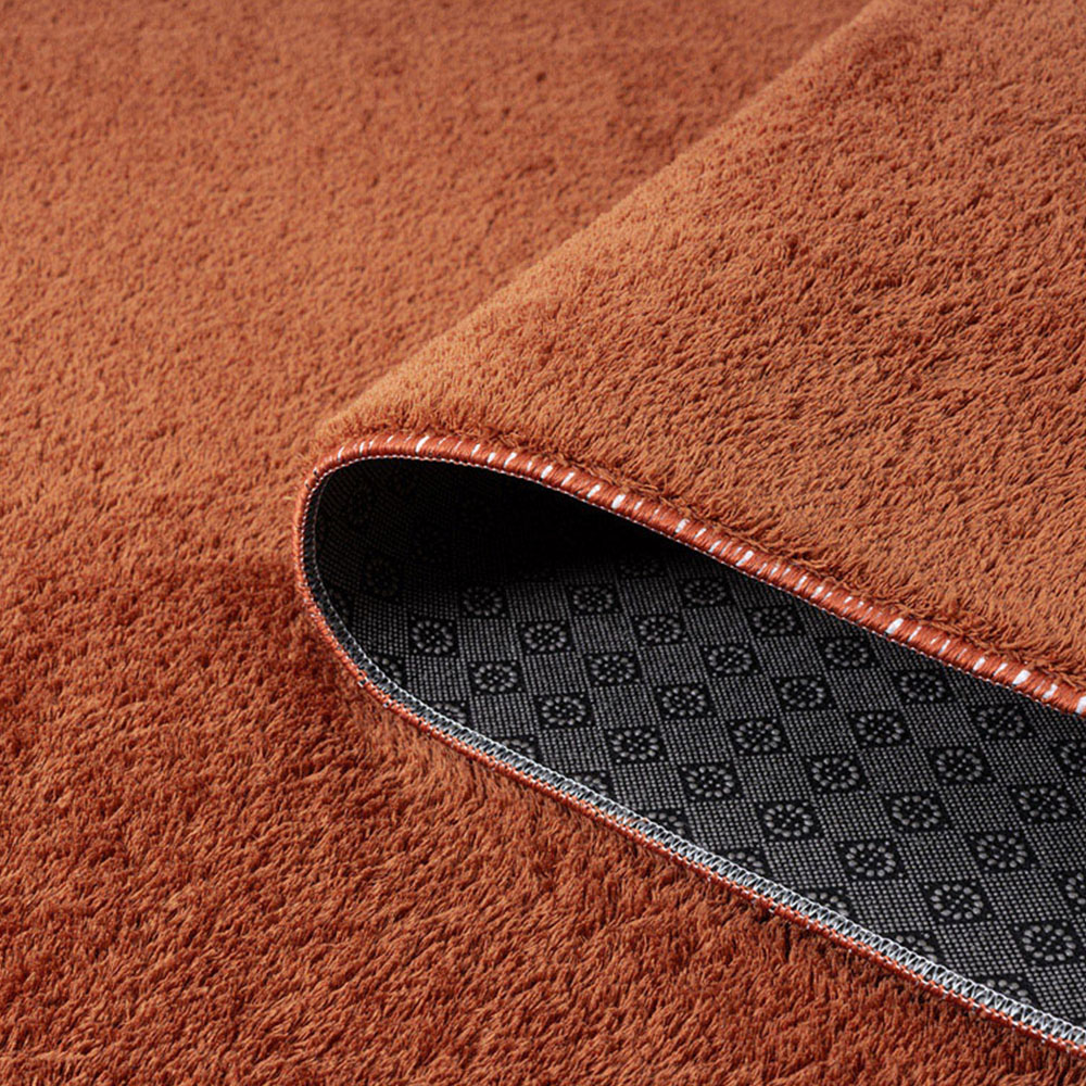 Desire Rugs Comfy Terracotta Anti Slip Felt Backing Rug 80 x 120cm Image 4