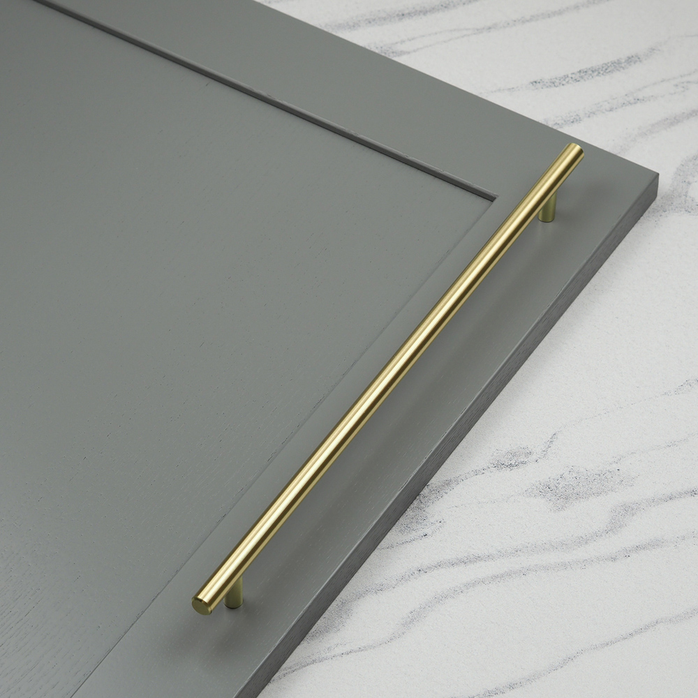 Handle & Home Brushed Brass Bar Handle 320mm Image 2