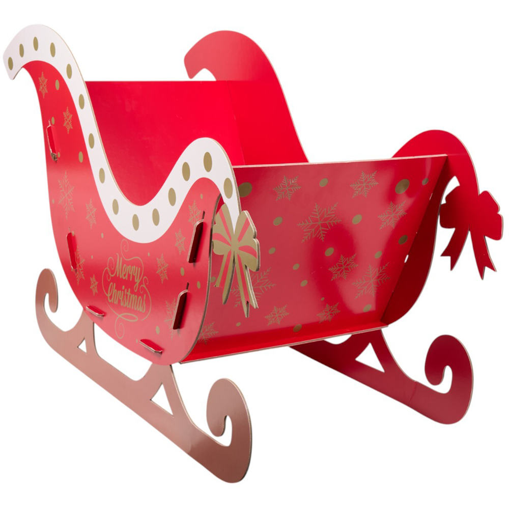Make Your Own Christmas Sleigh Hamper - Red Image 5