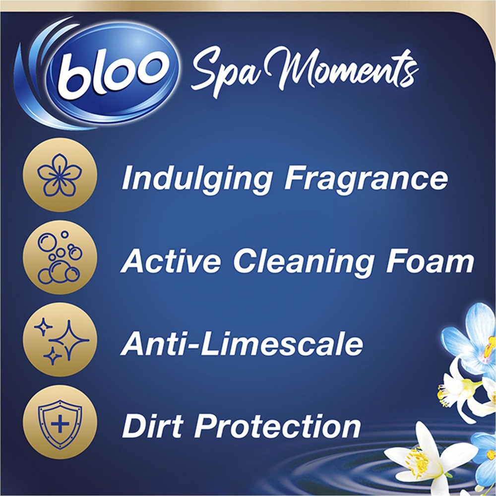 Bloo Spa Moments Vitality Essential Oil Toilet Rim Block 50g 12 Pack Image 3