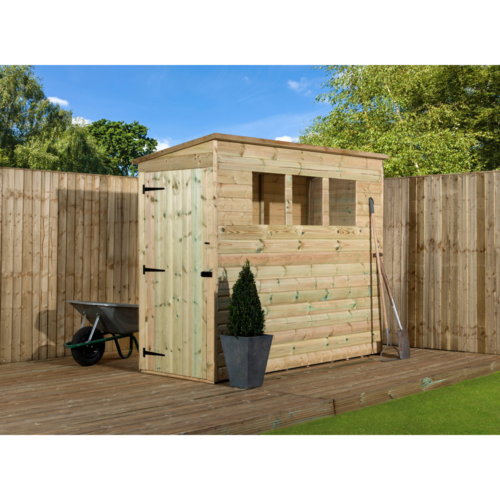 Empire Sheds 2600 7 x 3ft Tongue and Groove Pent Garden Shed Image 2