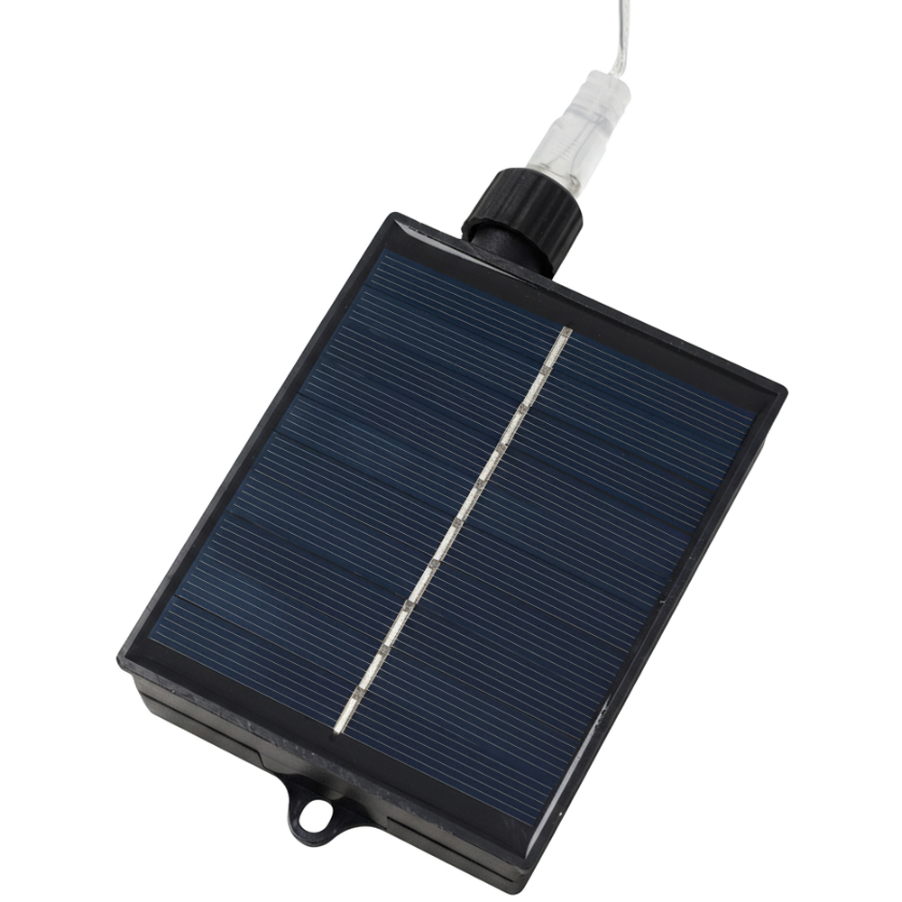Living and Home Cool White LED Solar-Powered Icicle String Light 10m Image 3