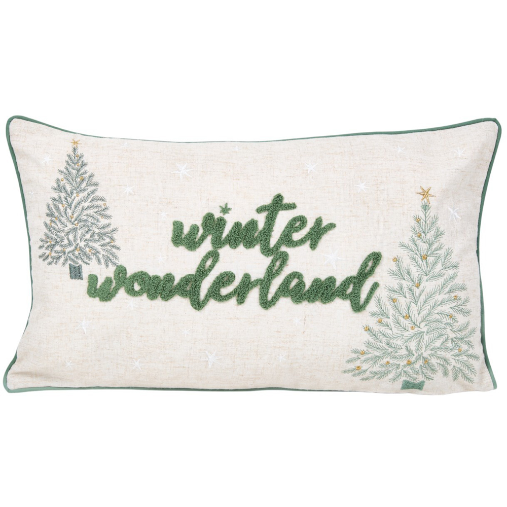 Winter Wonderland Cushion - Natural Image 1