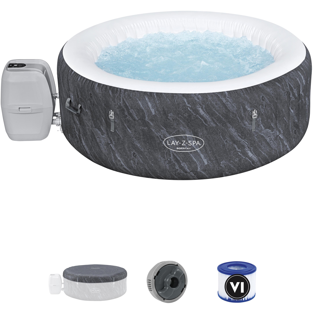 Lay-Z-Spa Boracay 4 Person AirJet Hot Tub 66 x 180cm Image 3