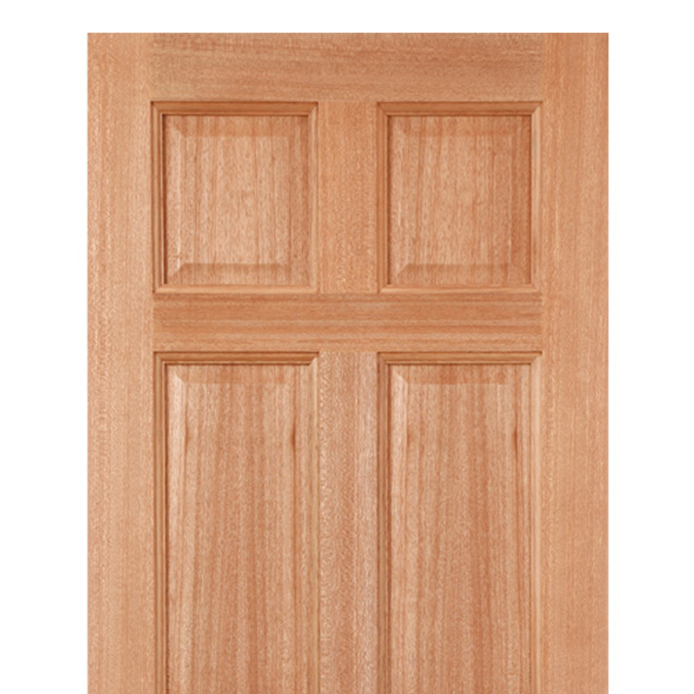 LPD Doors Colonial 6 Panel Hardwood External Door 2032 x 813mm Image 2