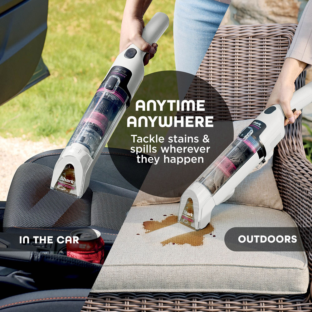 Shark StainForce White Cordless Stain Destroying Spot Cleaner Image 3