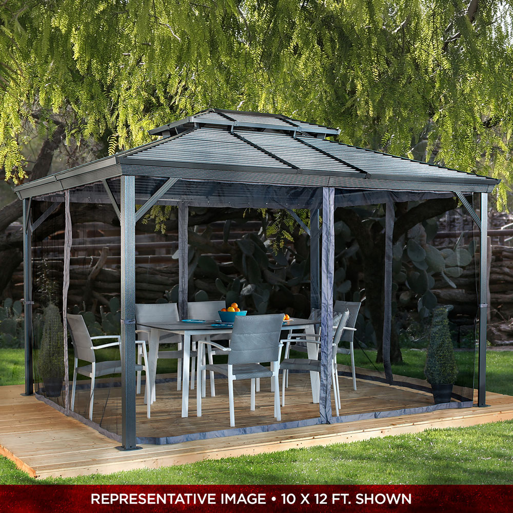 Sojag Ventura II 3 x 3m Grey Gazebo Image 5