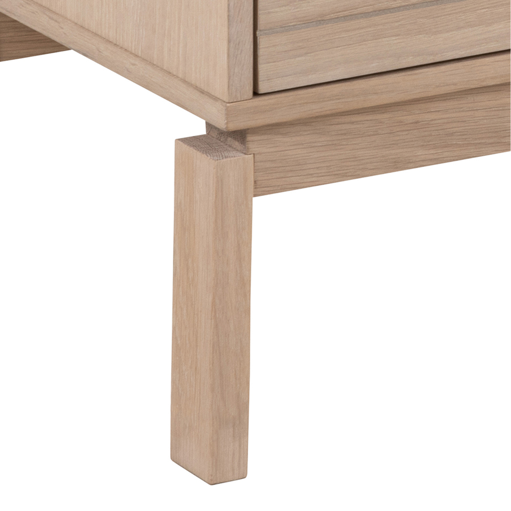 Florence Linley 3 Door White Oak Sideboard Image 6