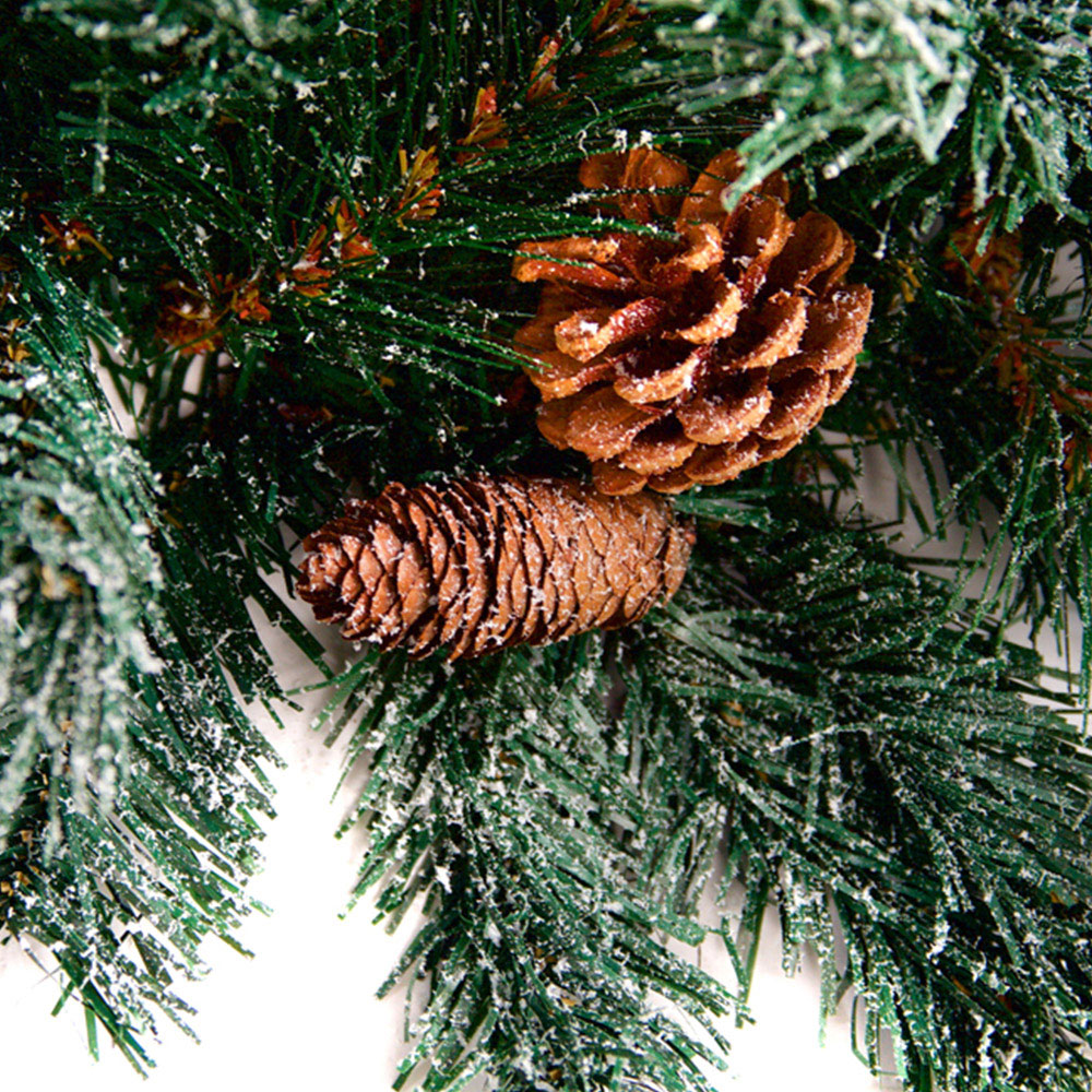 Best Artificial Christmas Garland with Frosted Colorado Pine and Spruce Tips 370cm Image 6