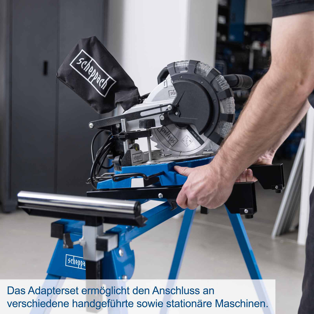 Scheppach UMF1550 150kg Load Universal Mitre Saw Stand with 1.95m Support Width Image 3