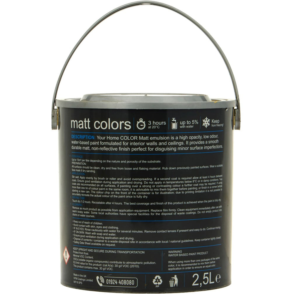 Your Home Walls & Ceilings Vintage Honey Matt Emulsion Paint 2.5L Image 4