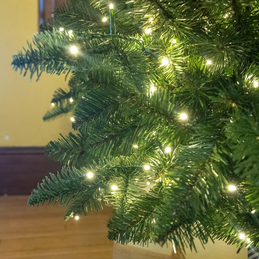 The Christmas Centre Pre-Lit Windsor Fir Artificial Xmas Tree 10ft Image 4
