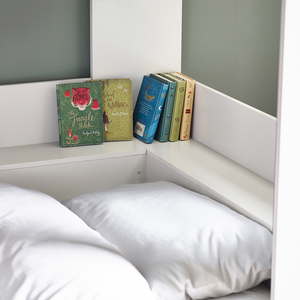 Julian Bowen Parsec All White Bunk Bed Image 6