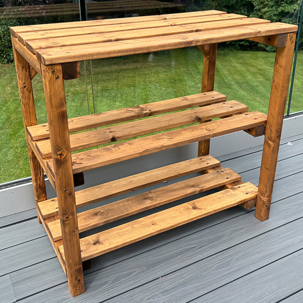 Charles Taylor Bramshall 3 Shelf Large Storage Table Image 1