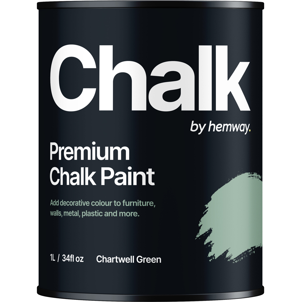 Hemway Chartwell Green Furniture and Walls Matt Chalk Paint 1L Image 2