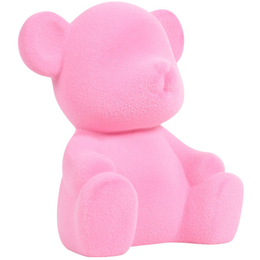 Flocked Bear Ornament Image 8