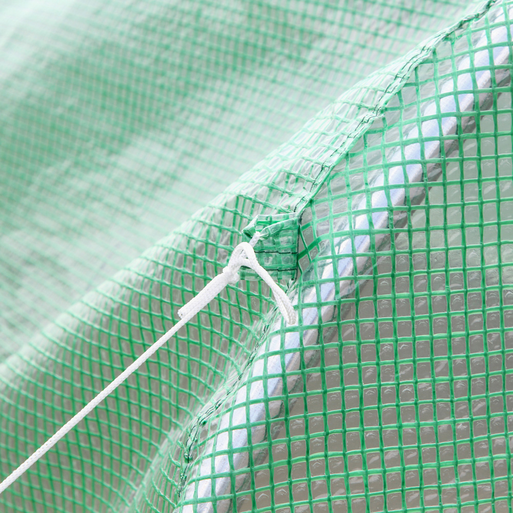 Outsunny Green 9.5 x 6.5ft Polytunnel Greenhouse Image 3