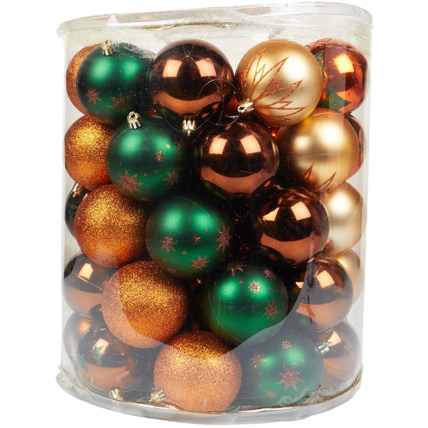 Set of 70 Amber Charm Bauble Drum Image 5
