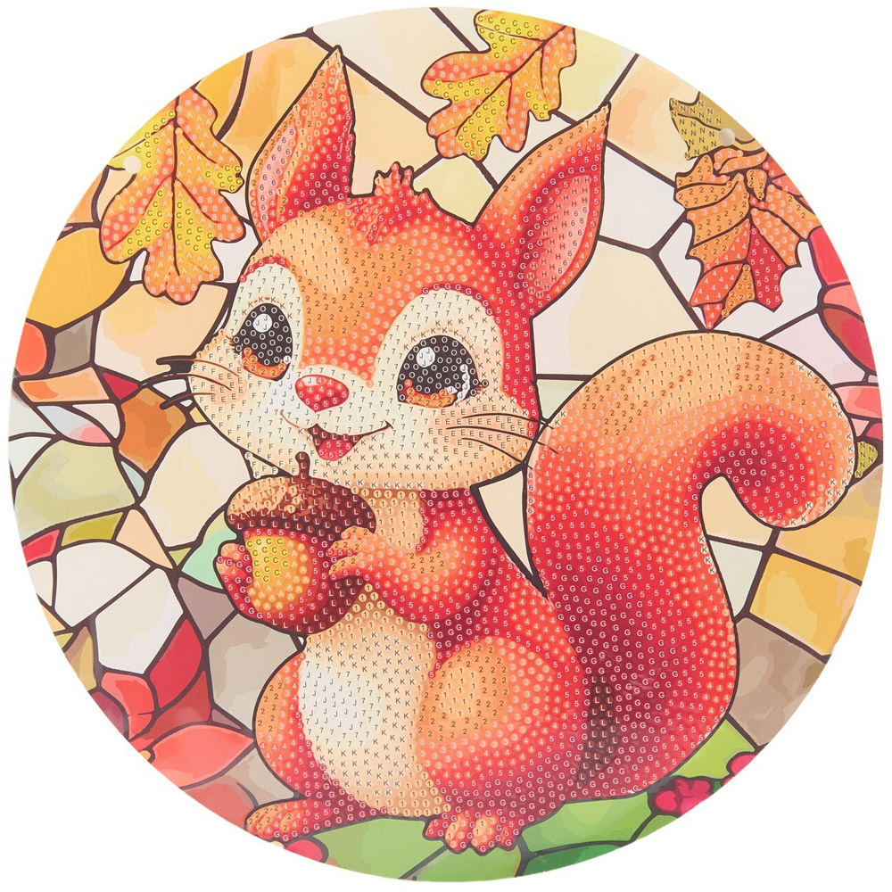Make Your Own Squirrel Stained Hanging Plaque Kit Image 5