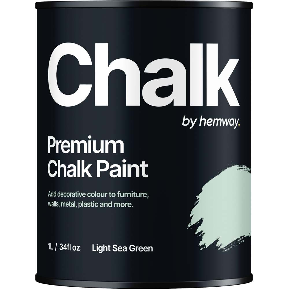 Hemway Light Sea Green Furniture and Walls Matt Chalk Paint 1L Image 2