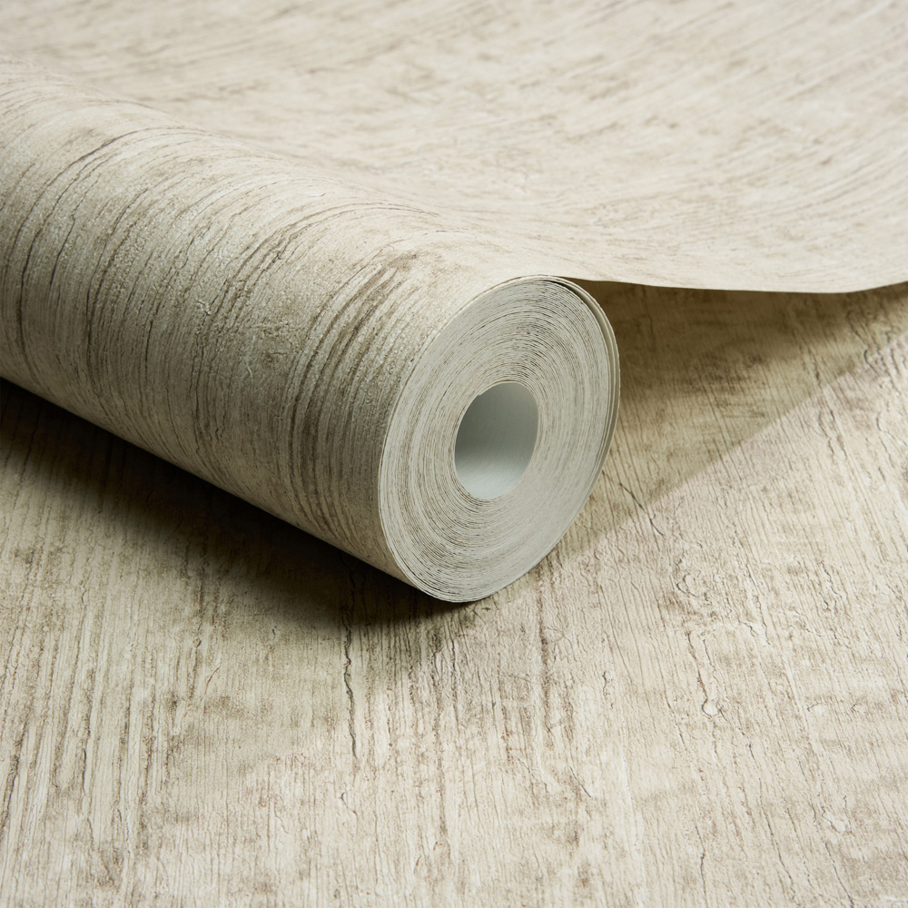 Grandeco Cemento Organic Plaster Effect Textured Taupe Wallpaper Image 2