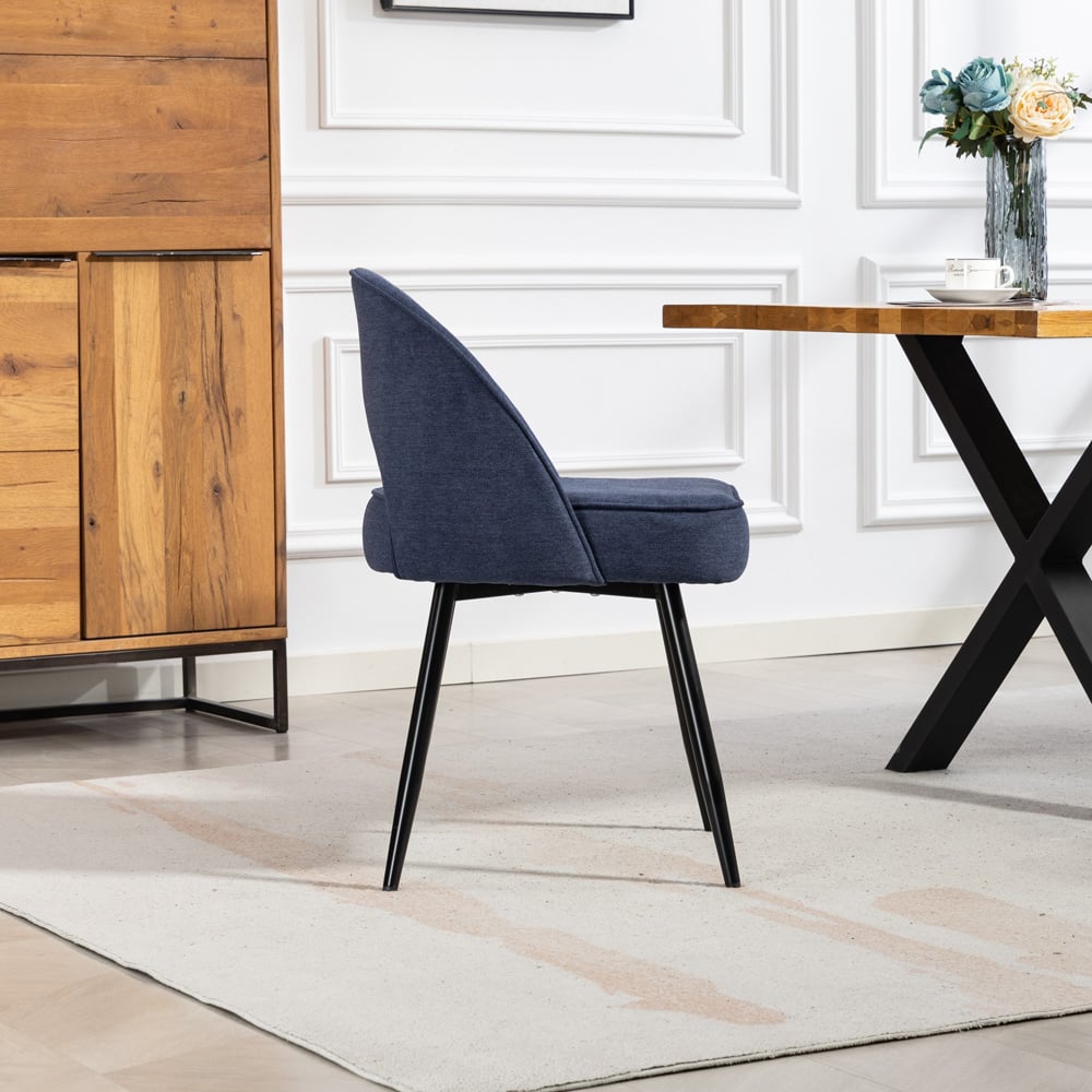 Artemis Home Ashley Set of 2 Denim Dining Chairs Image 5