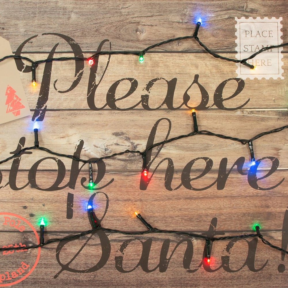 The Christmas Workshop 100 LED Multicolour String Light Image 3