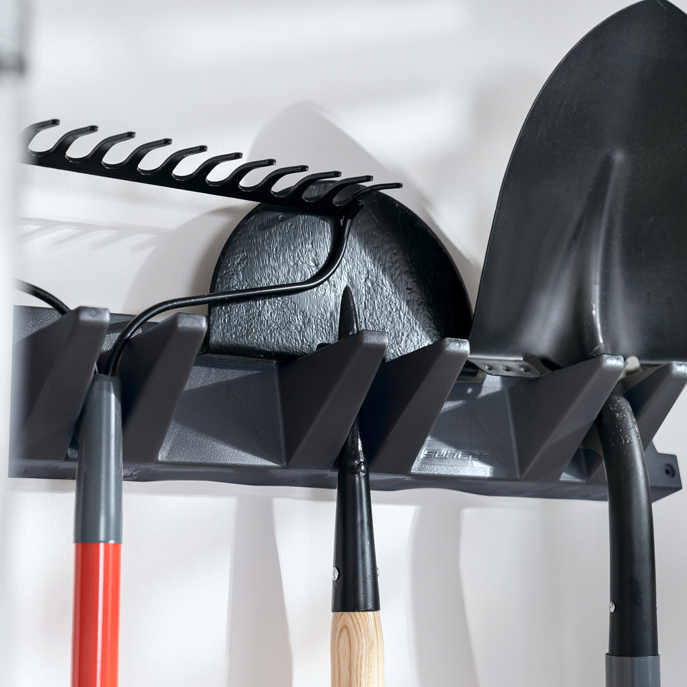 Suncast 2 Piece Triple Hook Long Handle Tool Hanger Set Image 5