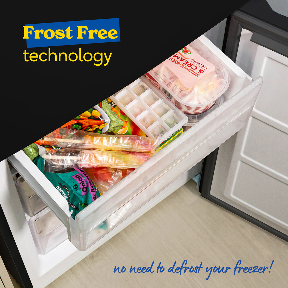Russell Hobbs RH186FFFF60B/01 Black 60/40 Split Frost Free 293L Fridge Freezer Image 7