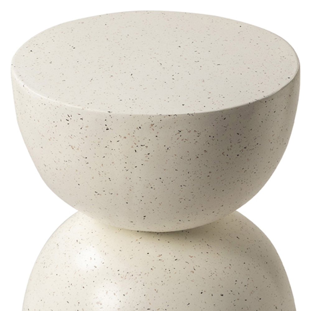 Desser Pedro Terrazzo Effect Minimalist Side Table Image 3