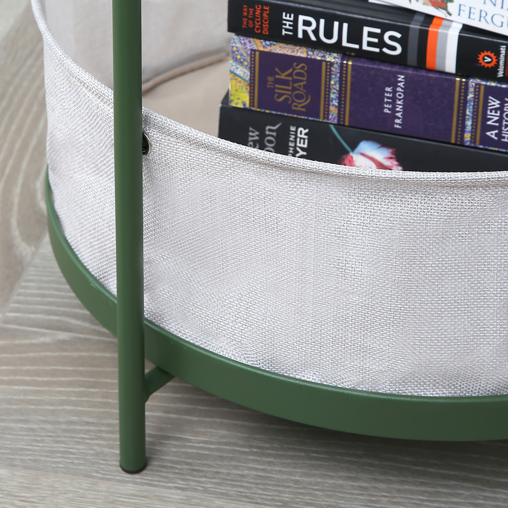 Bakewell Single Shelf Green Coffee Table Image 3