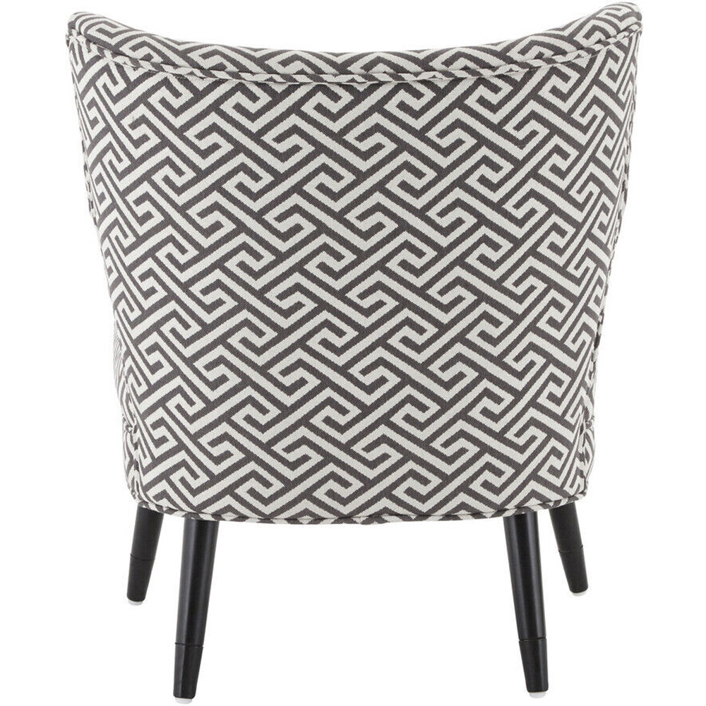 Premier Housewares Regents Park Greek Key Design Accent Chair Image 4