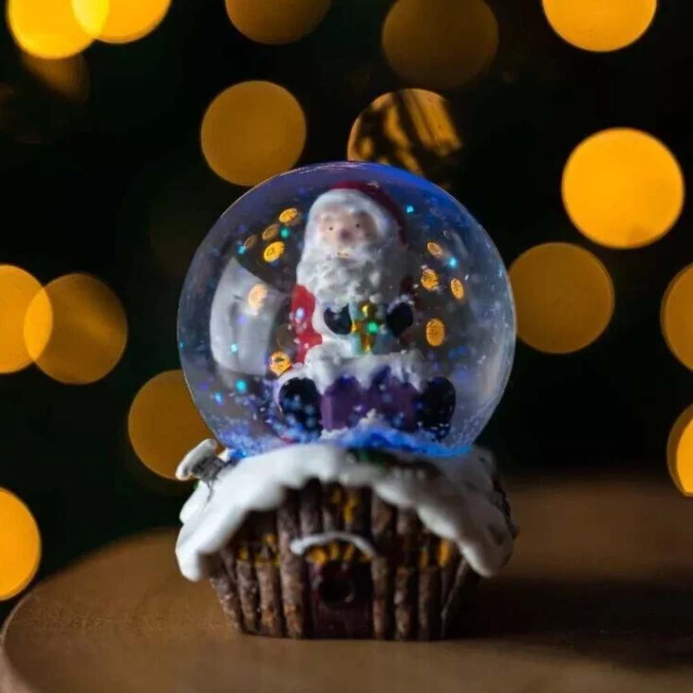 Marco Paul Colour Changing LED Light Up Snow Globe Christmas Decoration Image 3